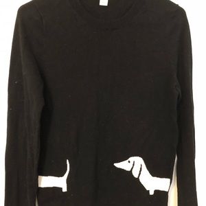 JCREW Dachshund Sweater